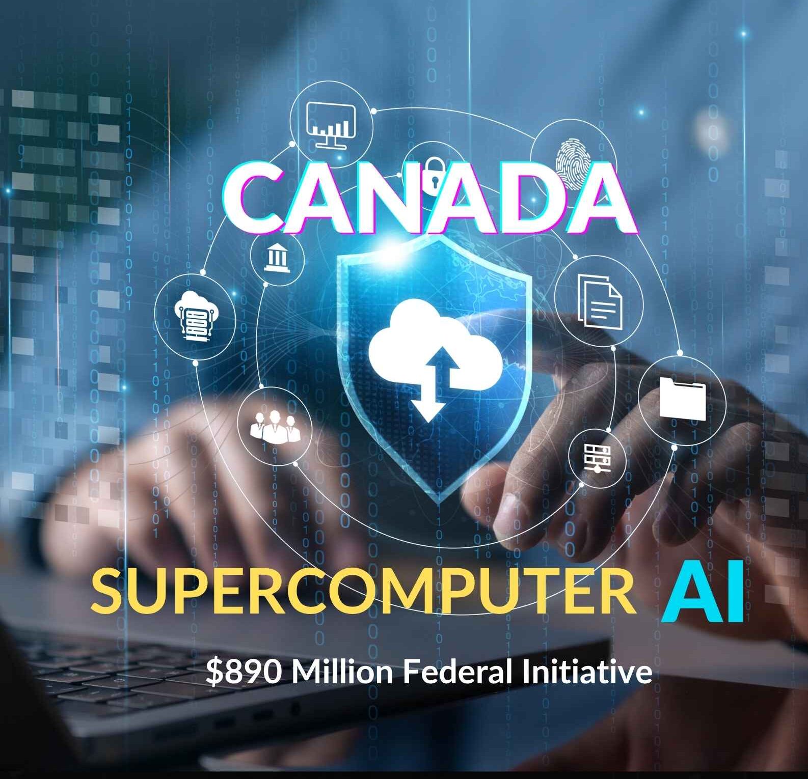 Canada AI Supercomputer Initiative announcement graphic
