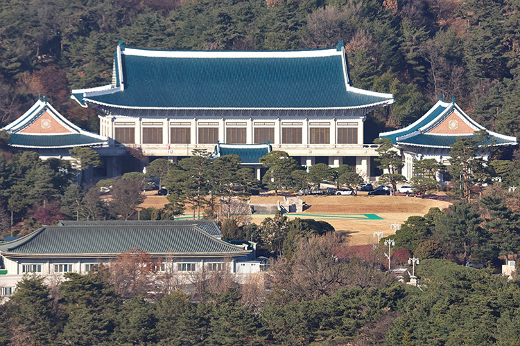 청와대 관련 뉴스 화면