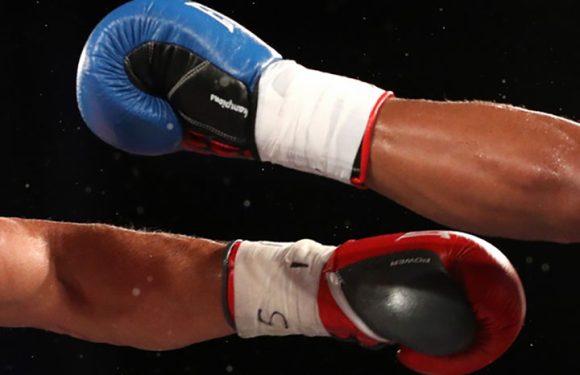 Cuban boxers competing in Eurasia Dauria Cup