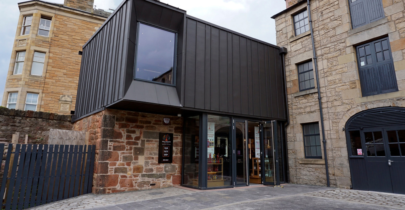 Holyrood Distillery entrance