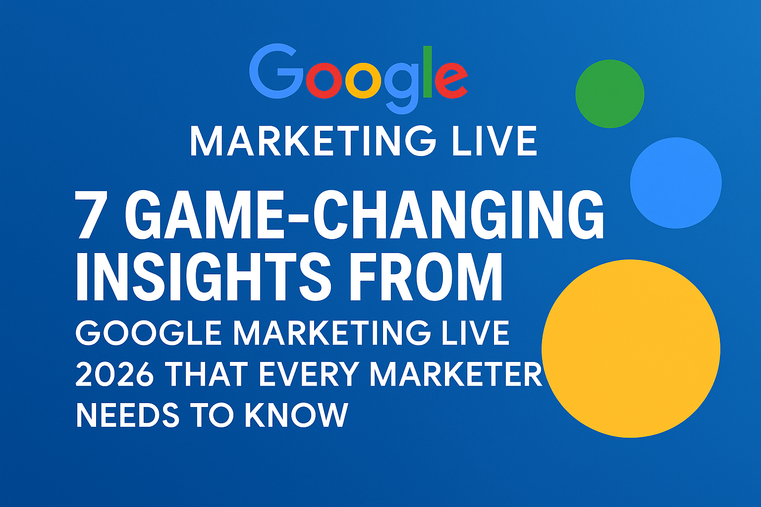 AI-powered ad platform interface from Google Marketing Live 2026