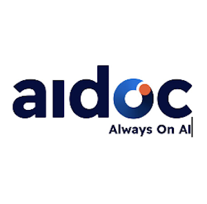 Aidoc's First Read AI system interface for chest radiograph analysis