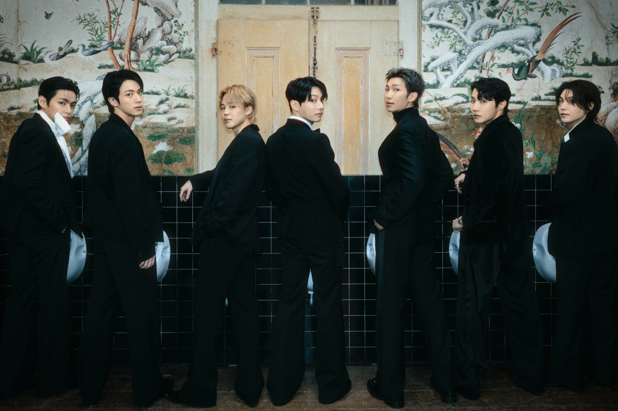 BTS performs at concert