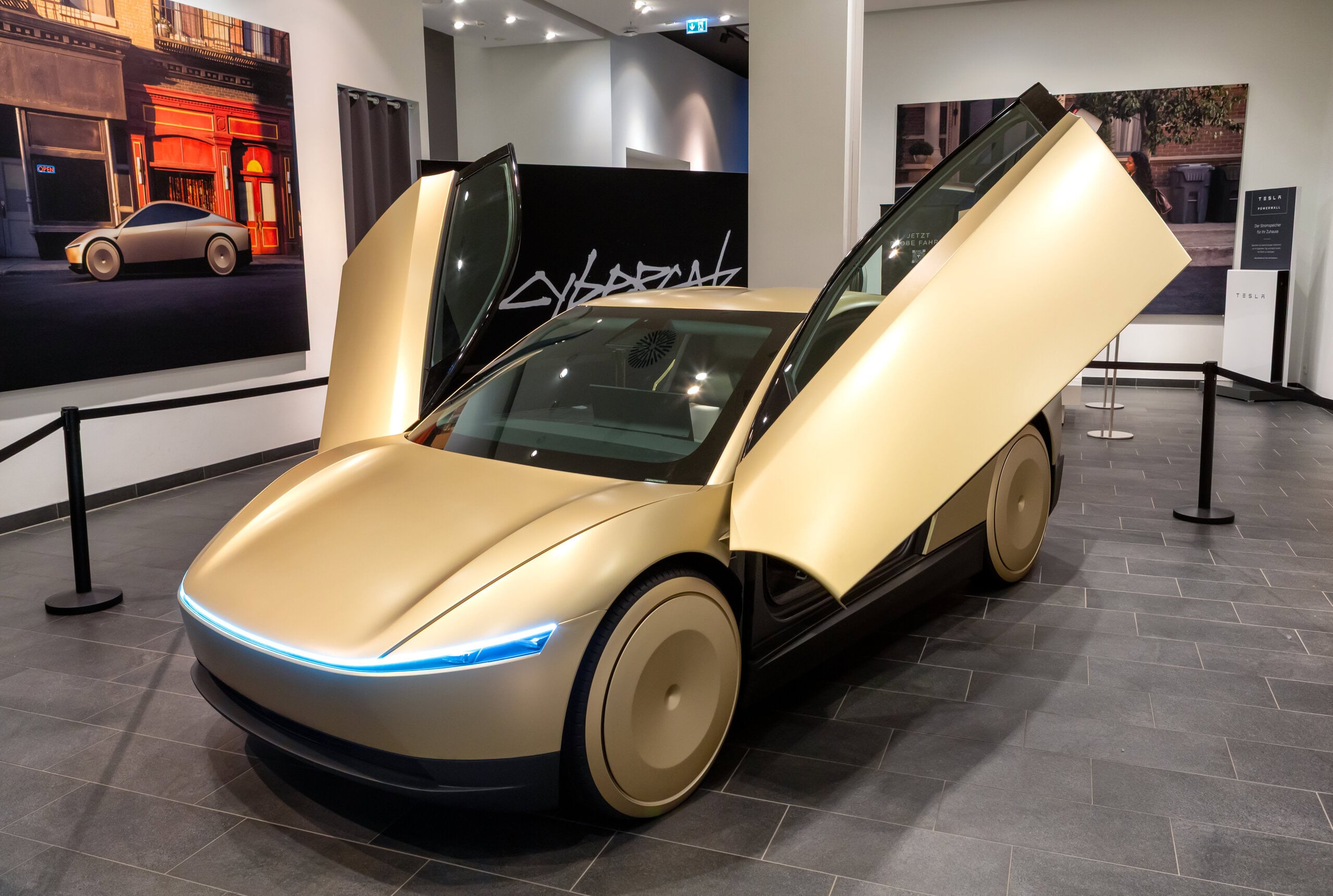Tesla Cybercab concept art