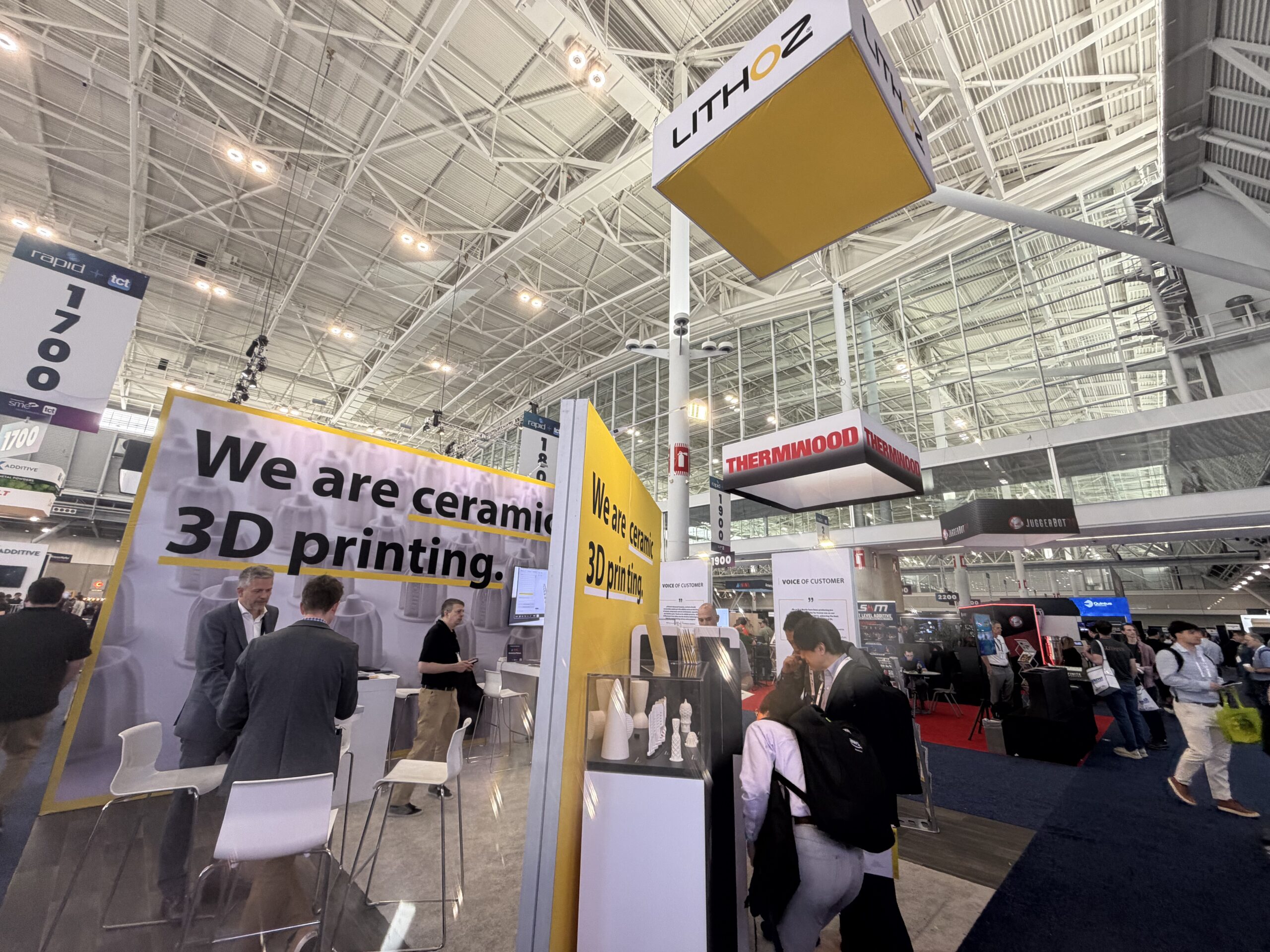 Micro-precision 3D printed parts from Boston Micro Fabrication and Lithoz at RAPID+TCT 2026