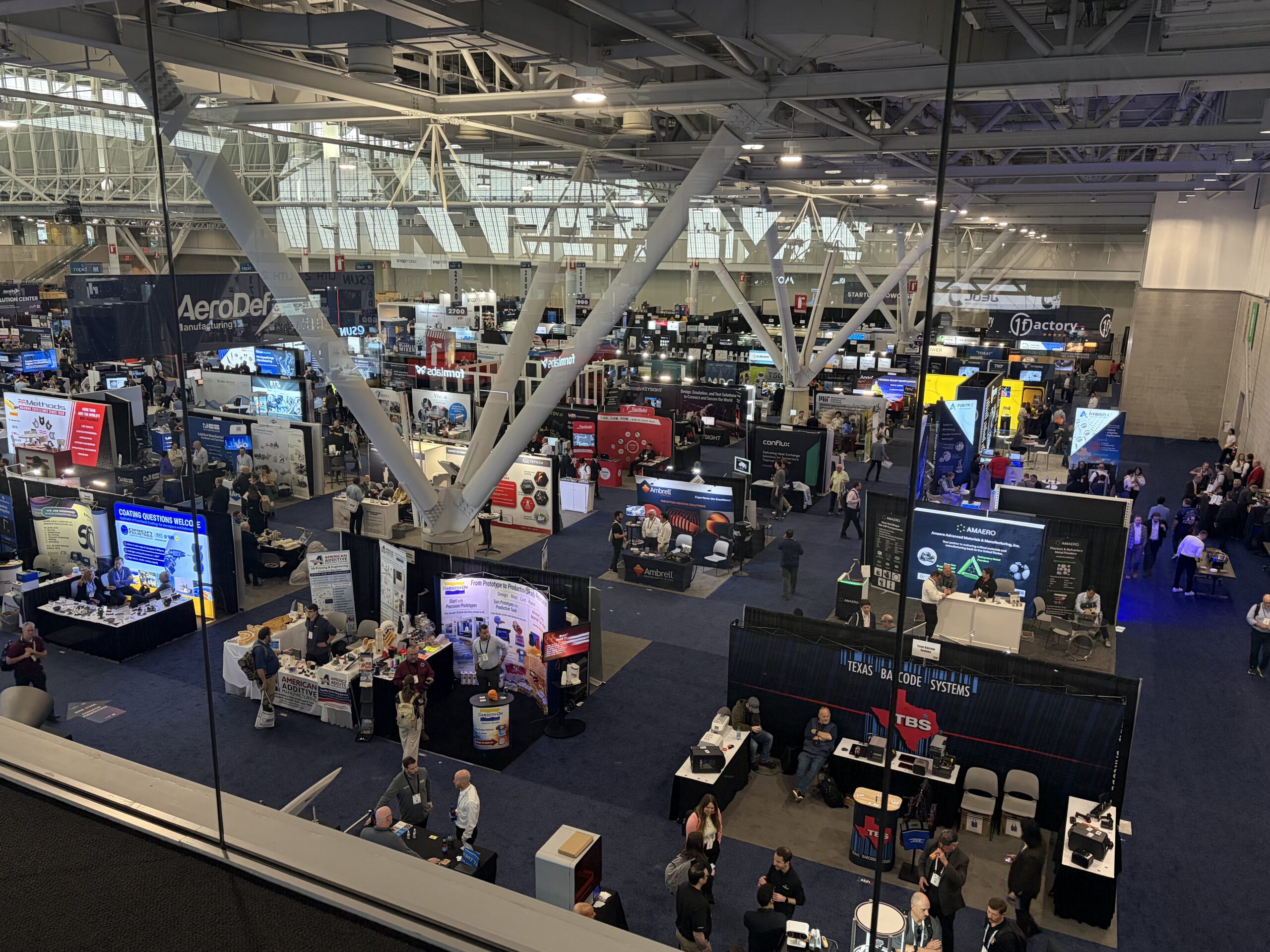 Post-processing workflow on display at RAPID+TCT 2026