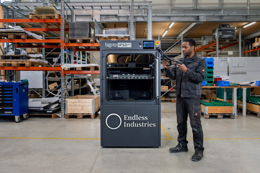 BigRep Endless Industries continuous carbon fiber 3D printing system