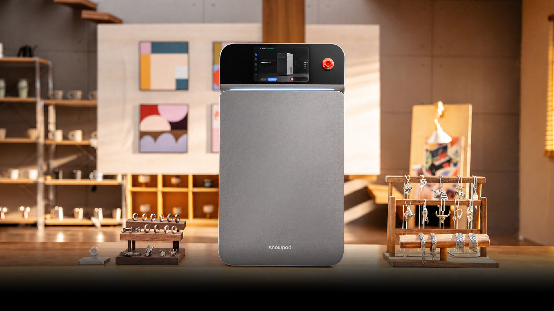 Image of the SnowPod desktop metal printer product