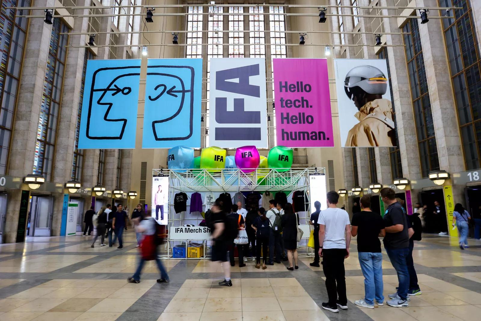 Multicolor 3D printed objects on display at IFA 2026