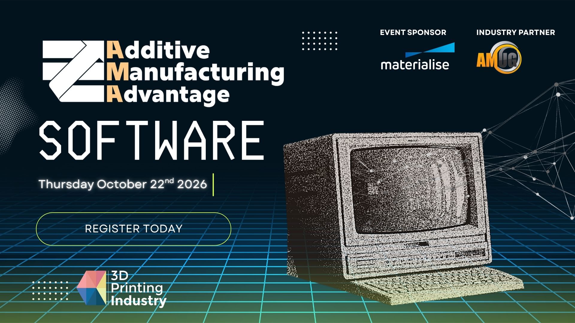 AMA Software 2026 conference banner featuring expert speakers