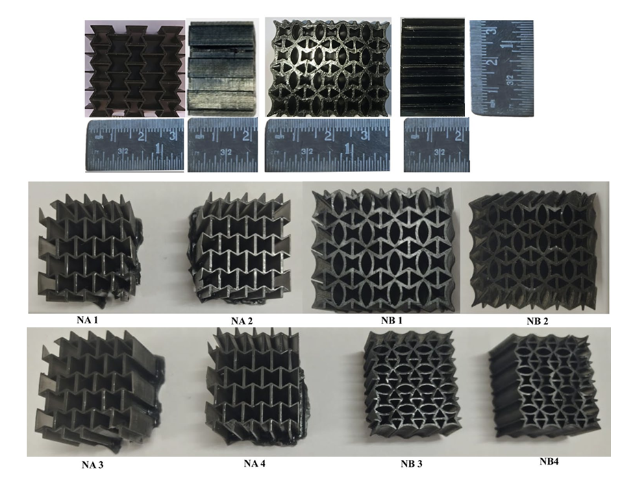VIT research on auxetic lattice structures