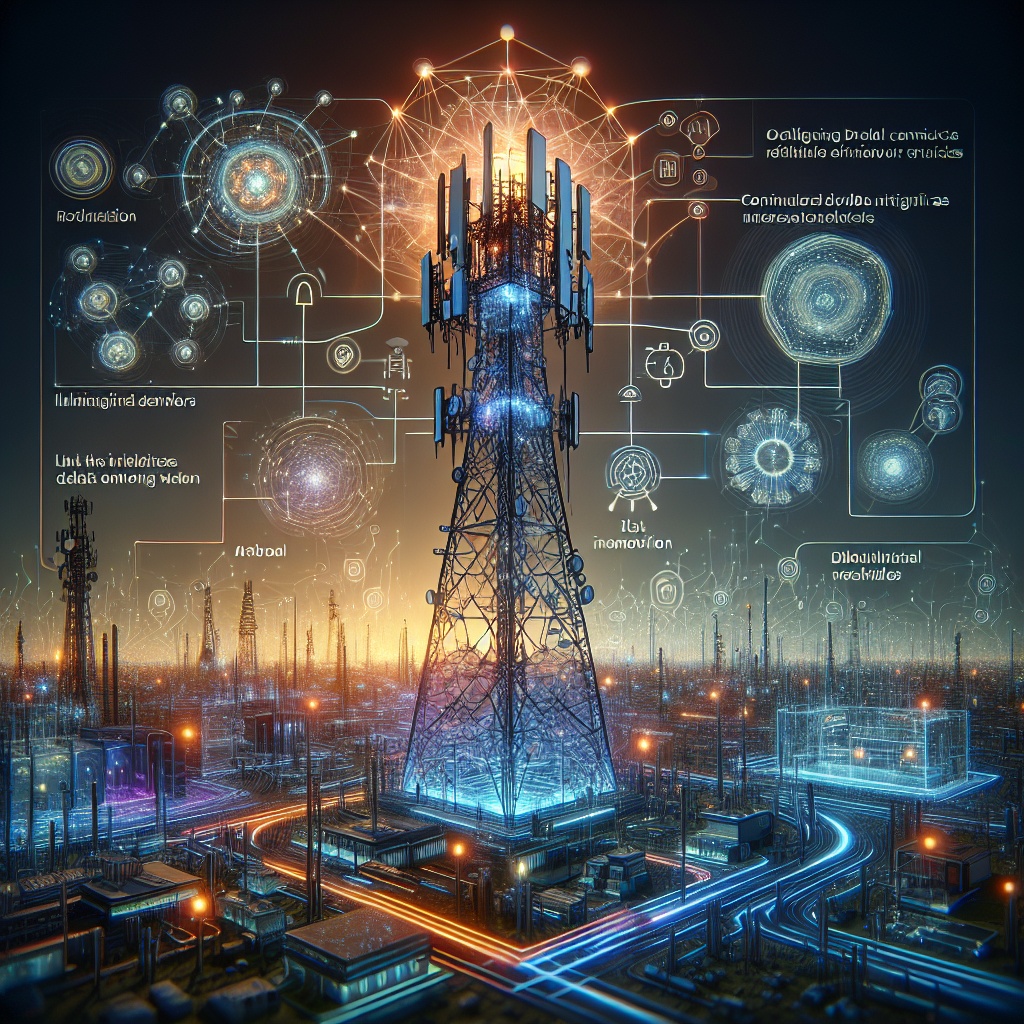 Diagram of edge AI transforming cellular networks for IoT — illustrating on-device inference at the network edge