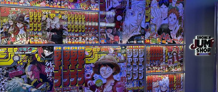 Anime badges being weighed for sale