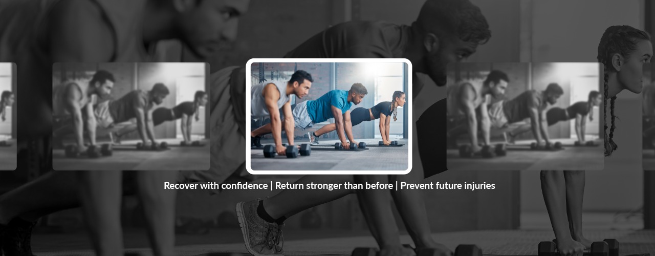 Athlete in sports injury rehabilitation demonstrating return-to-peak-performance protocol