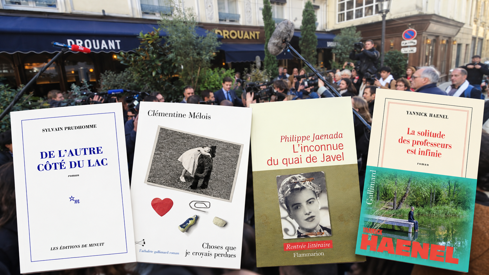 Four finalists for the 2026 Prix Goncourt