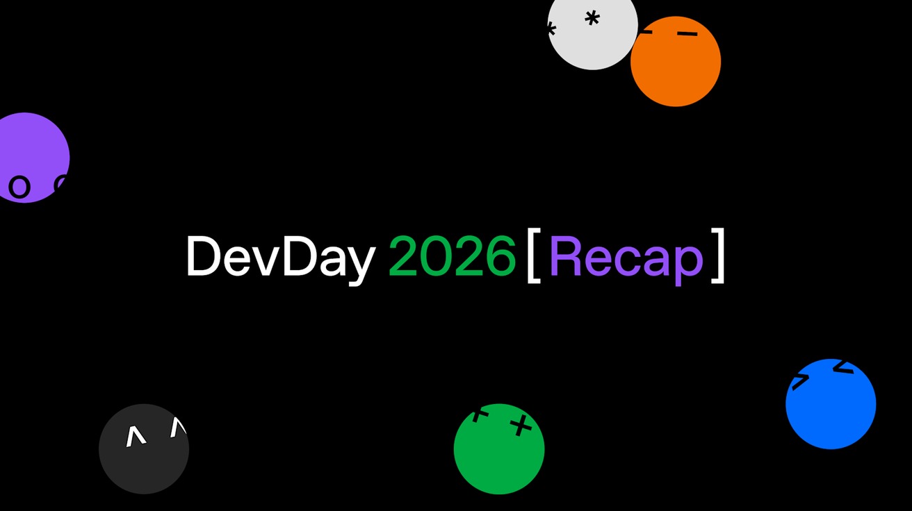 OpenAI DevDay 2026 발표장에서 공개된 자율 에이전트 '닷'의 개념 설명 화면