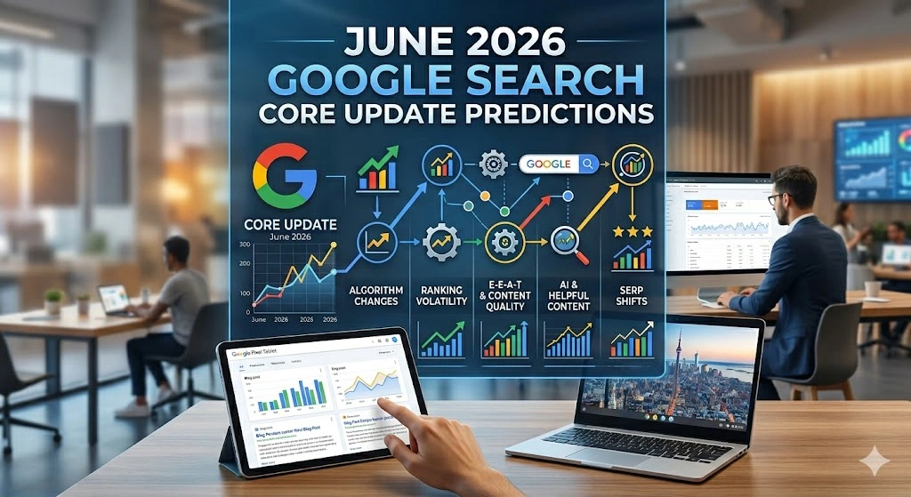 Predicted June 2026 Google Core Update SEO changes chart