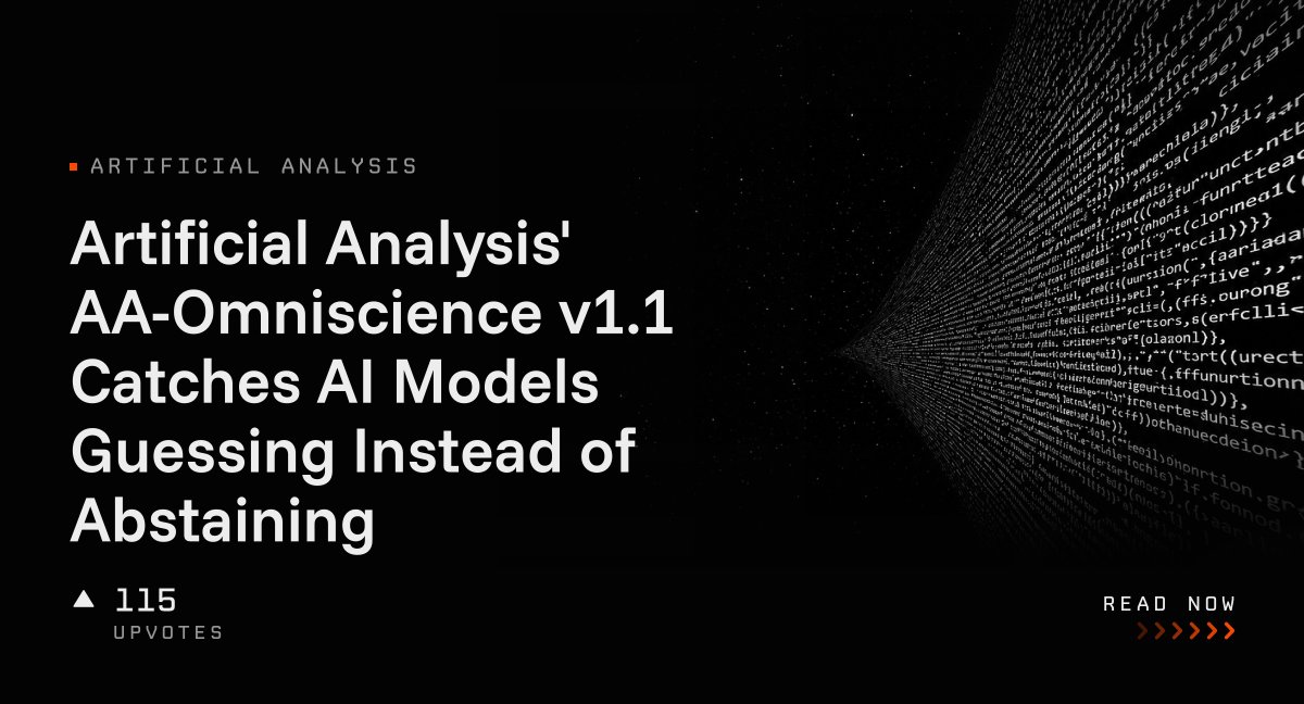 AA-Omniscience v1.1 news preview