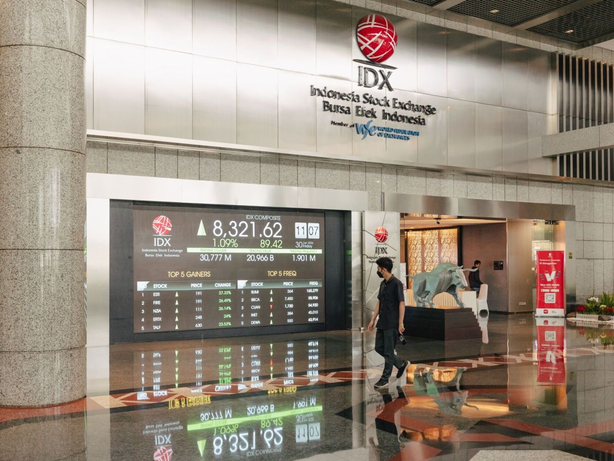 Commodity policy shocks weigh on Jakarta stock exchange and the rupiah