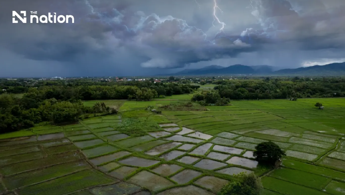 Image of heavy rain alert in Thailand
