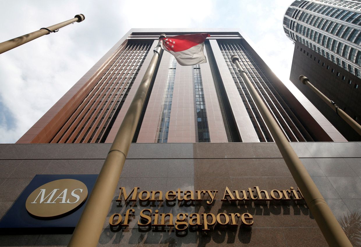 MAS logo and Singapore skyline representing the new fintech funding initiative
