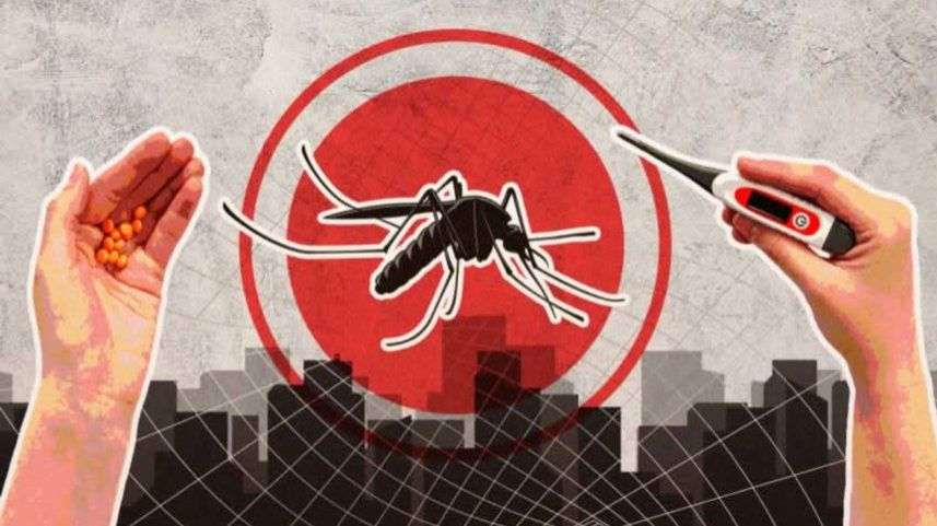 Hospital ward during the dengue surge