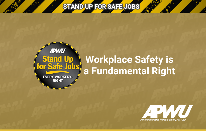 APWU 2026 Job Safety Campaign Poster