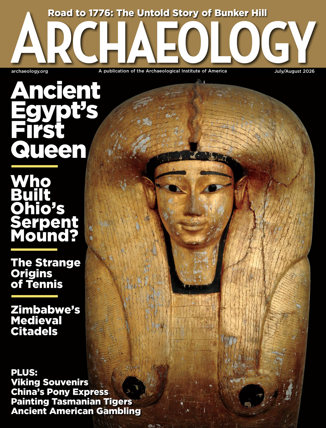 Cover of Archaeology Magazine July/August 2026 issue
