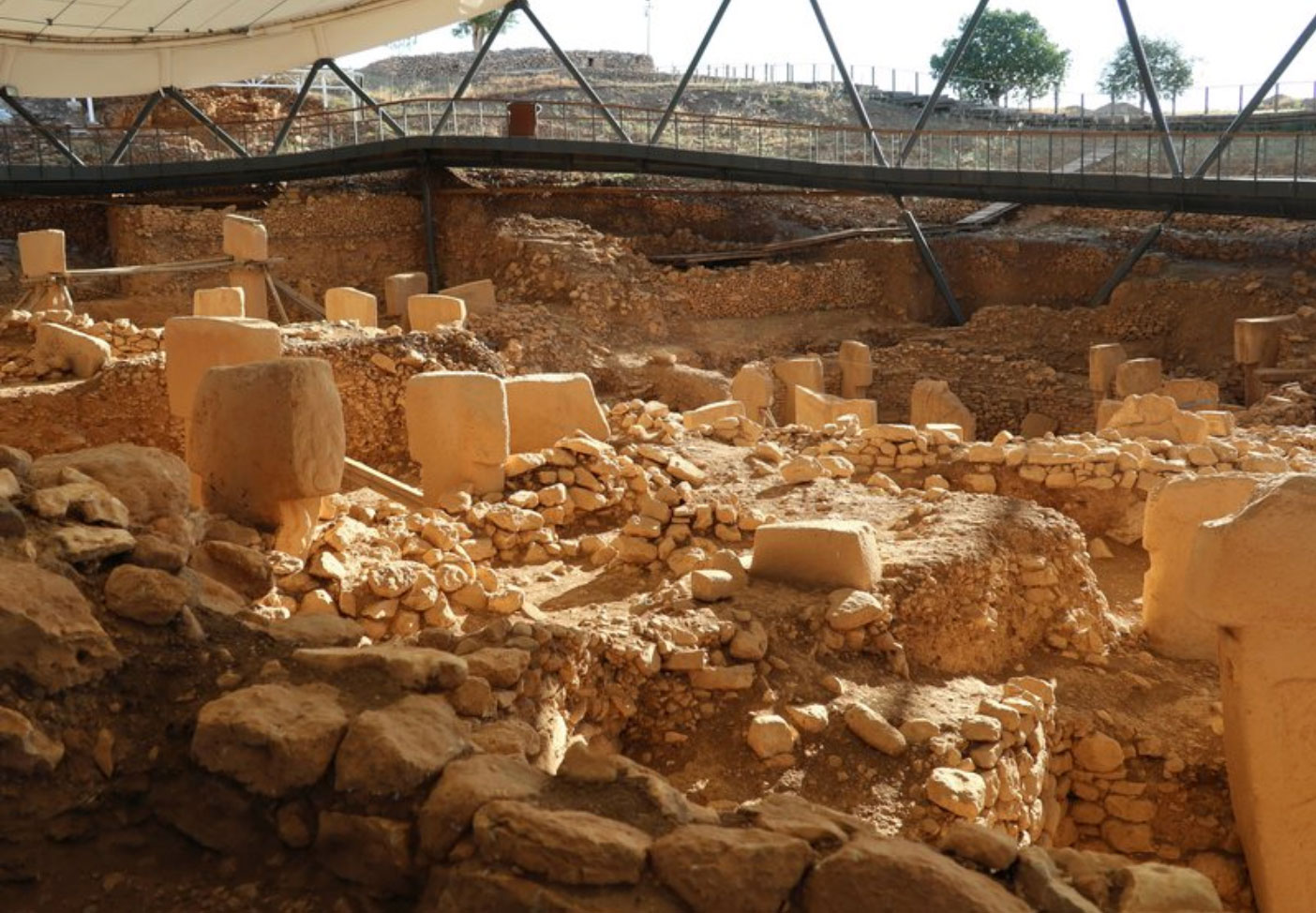 Excavation area at Göbekli Tepe, Turkey