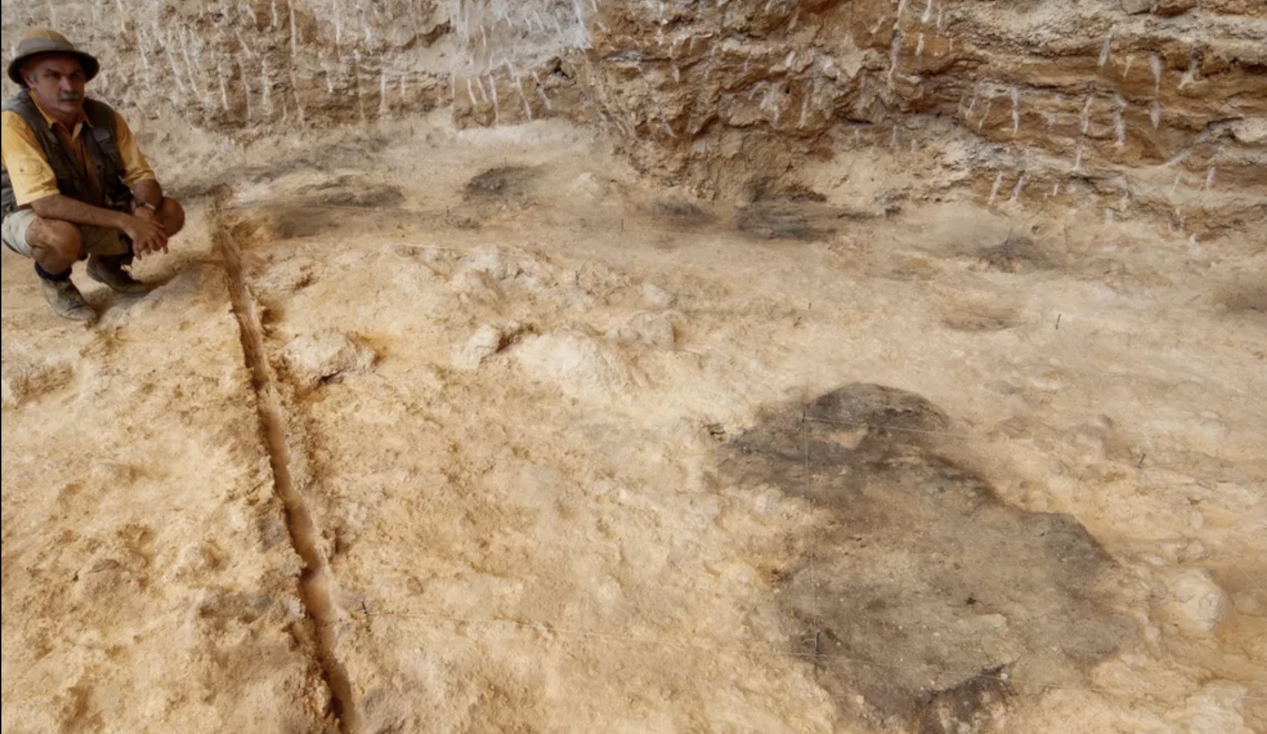 Neanderthal tool impressions