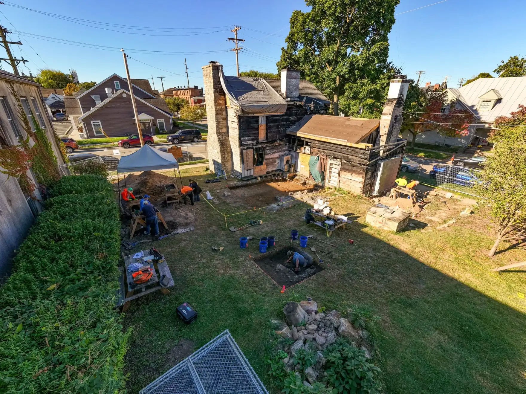 Frontier tavern excavation in Ohio