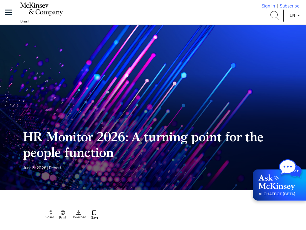 McKinsey HR Monitor 2026 관련 이미지