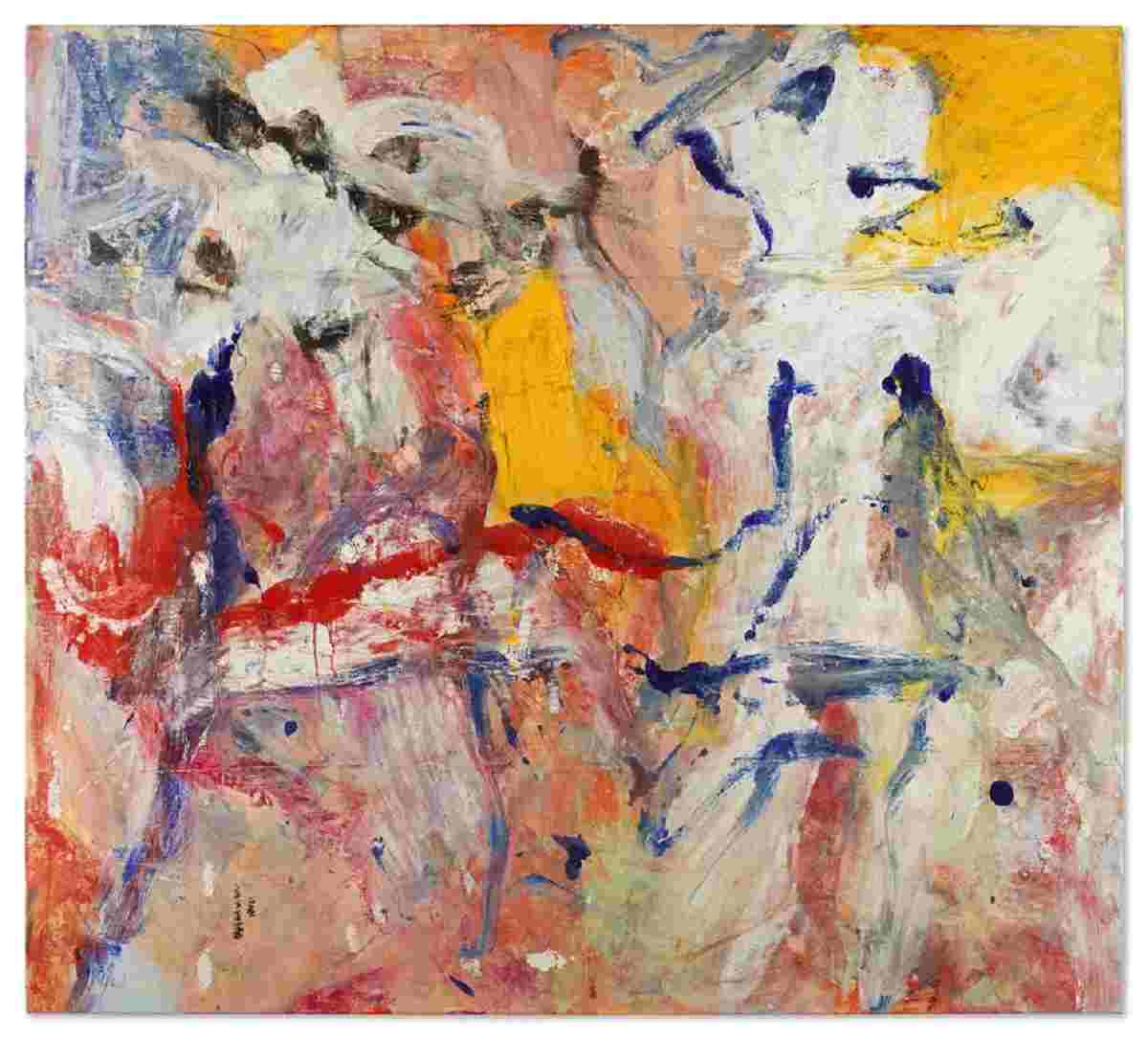 Willem de Kooning's Untitled abstract painting sold for $12.9 million at Sotheby's London