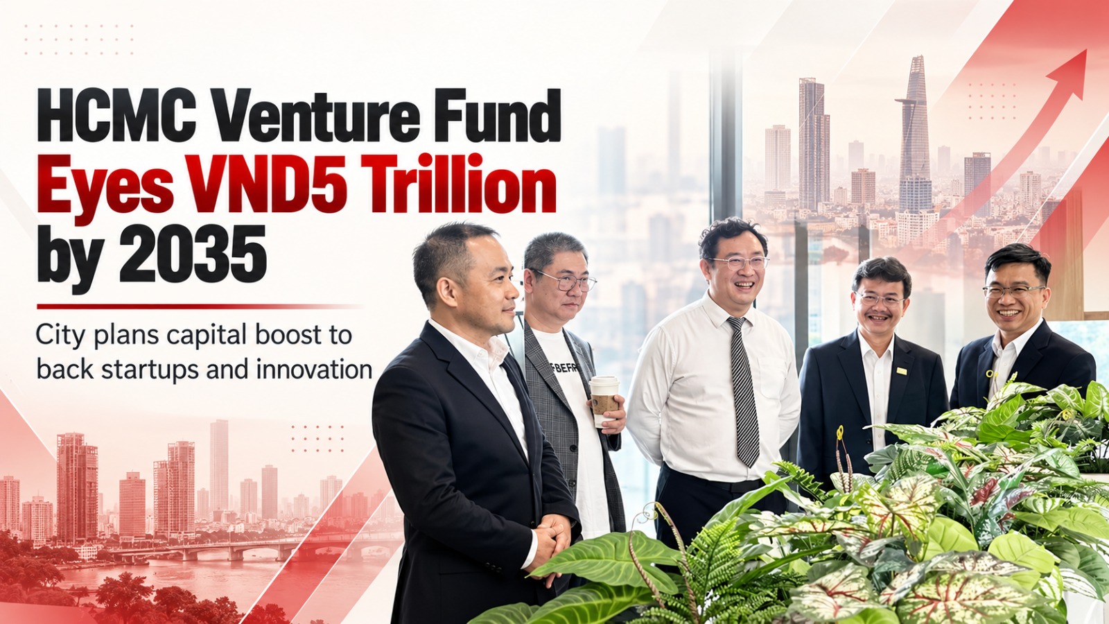 Image of a startup funding announcement in Ho Chi Minh City