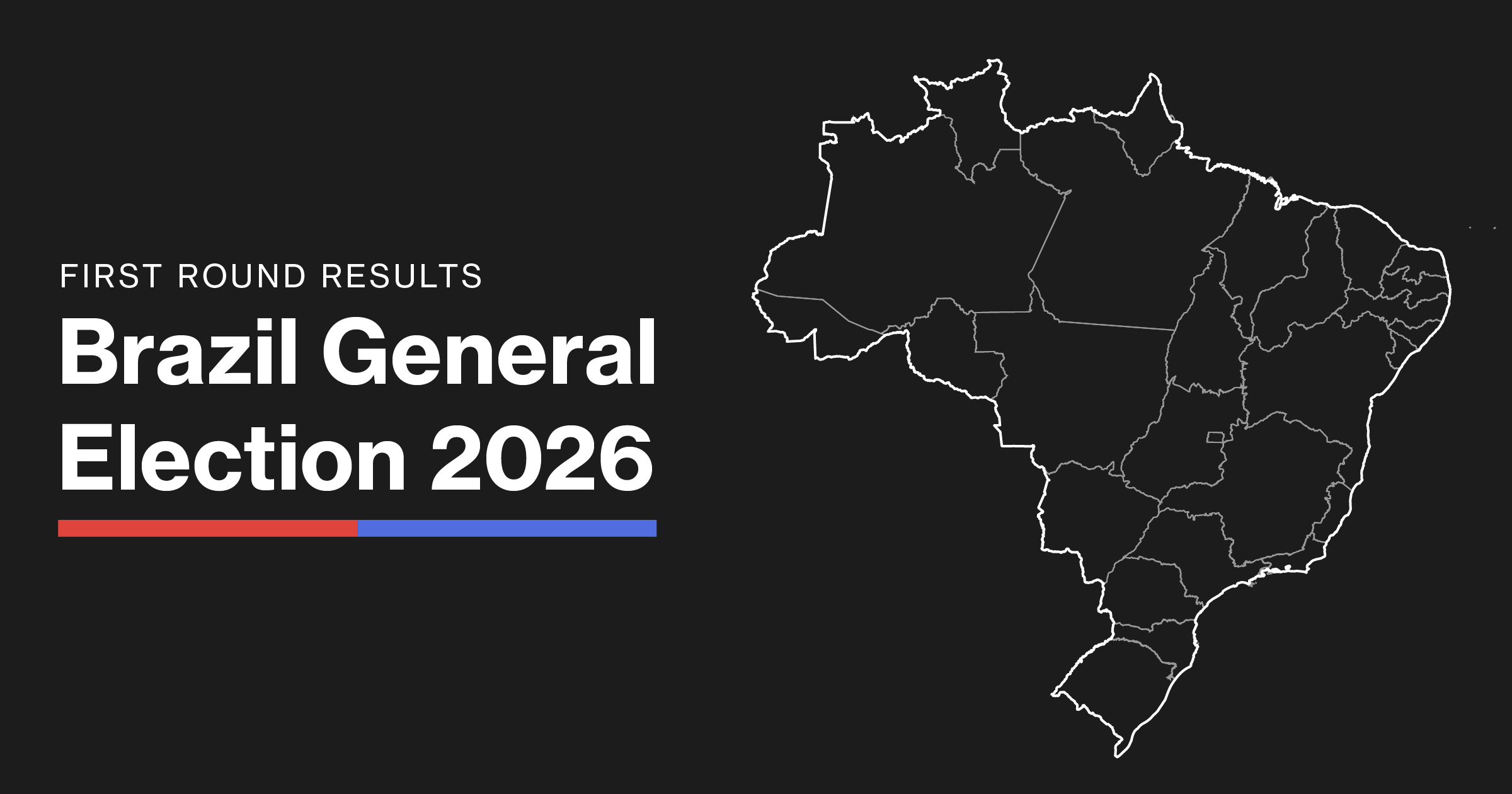 ブラジルの選挙結果を示すグラフ