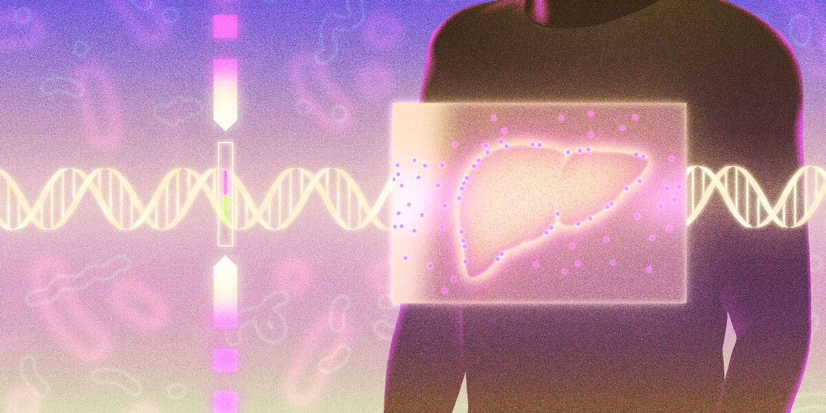 Gene editing technology illustration