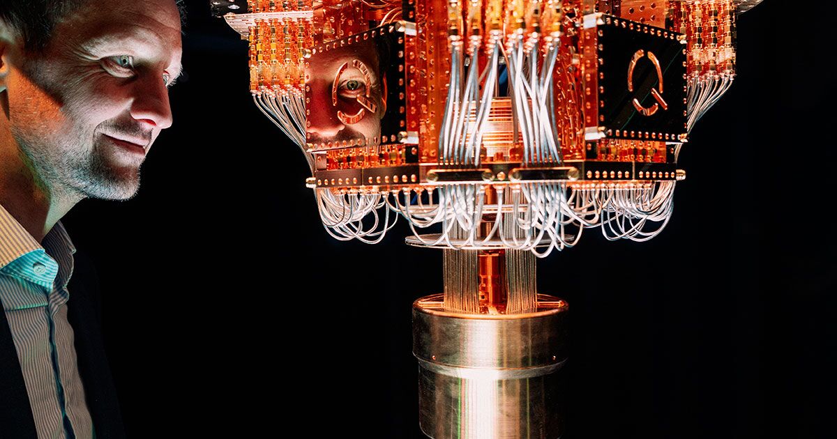 Bloomberg article header image about quantum computing cybersecurity risks