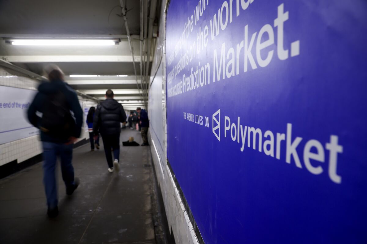 Polymarket fundraise news from Bloomberg