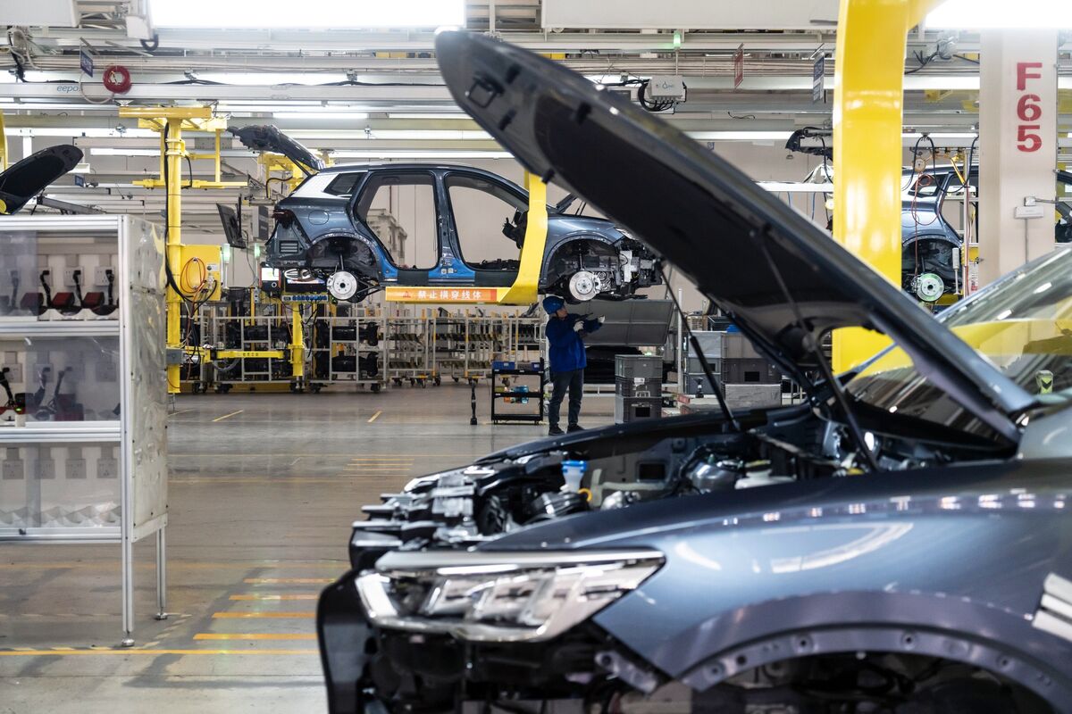BYD electric vehicle production line