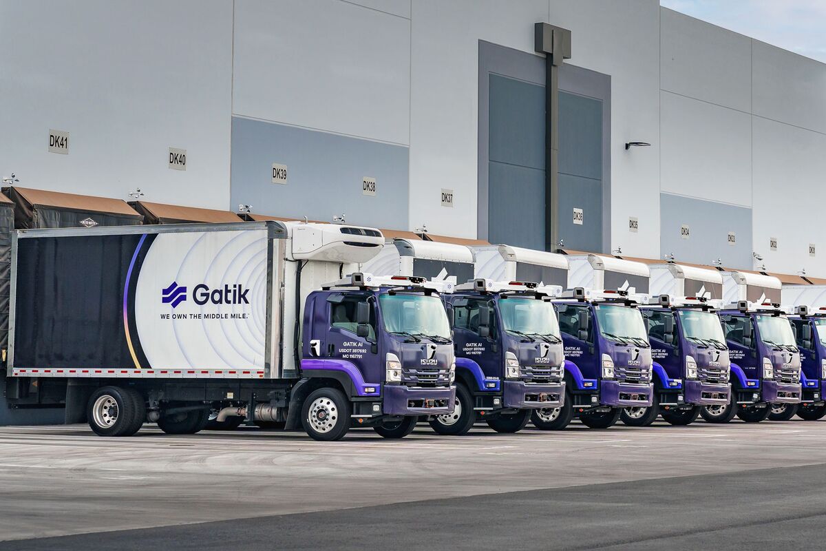 Image related to Gatik AI autonomous trucks