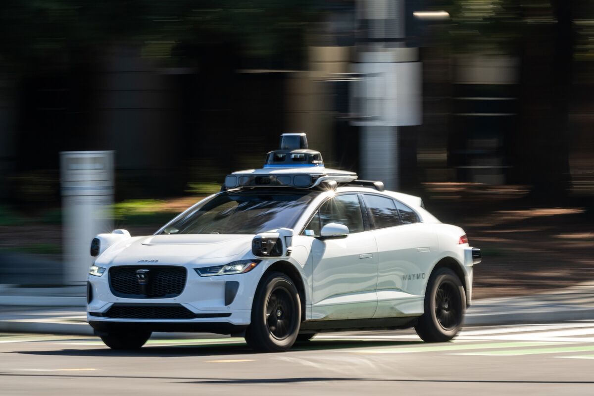 Waymo robotaxi on a street