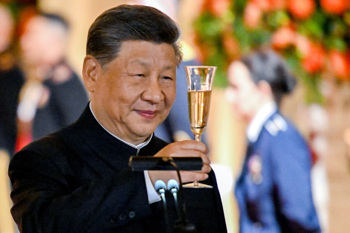 Bloomberg New Economy illustration on China's economic regime shift
