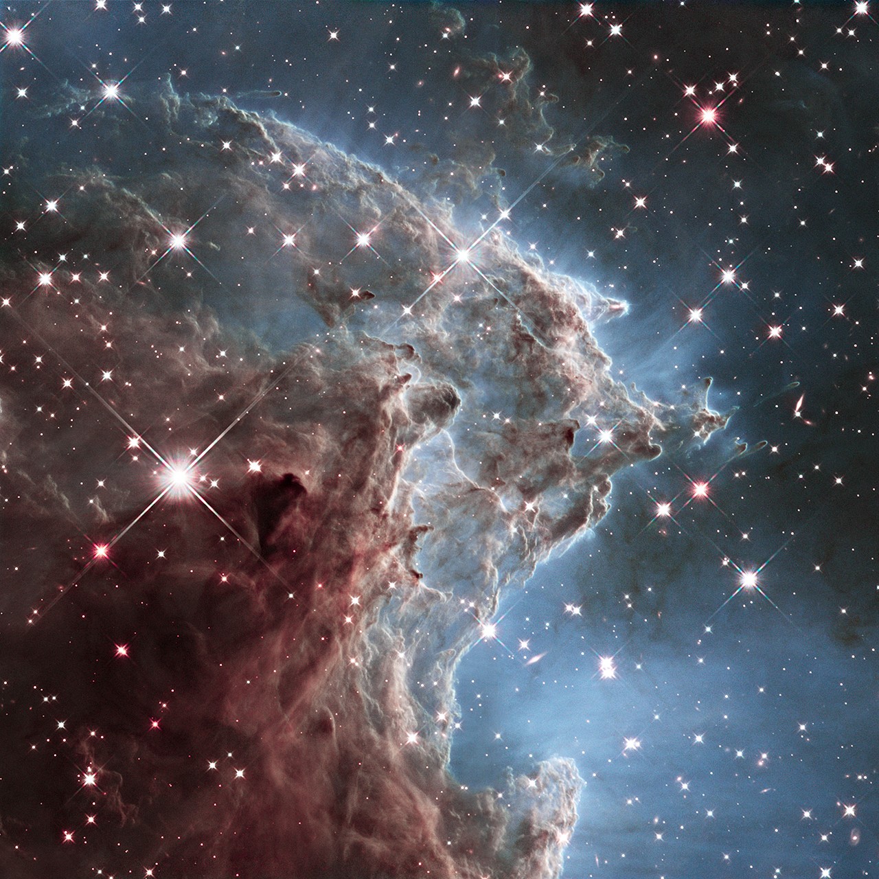 NASA Hubble NGC 2174 nebula, featured on the Cosmic Origins program page
