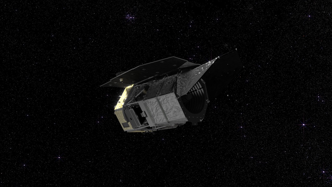 Artistic rendering of the Roman Space Telescope