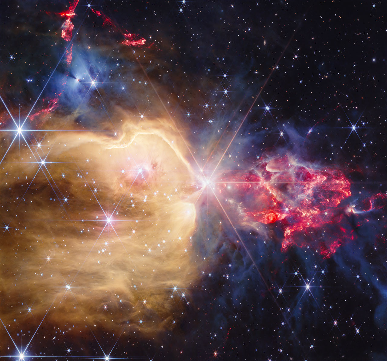 JWST Image of Nebula Stellar Jets