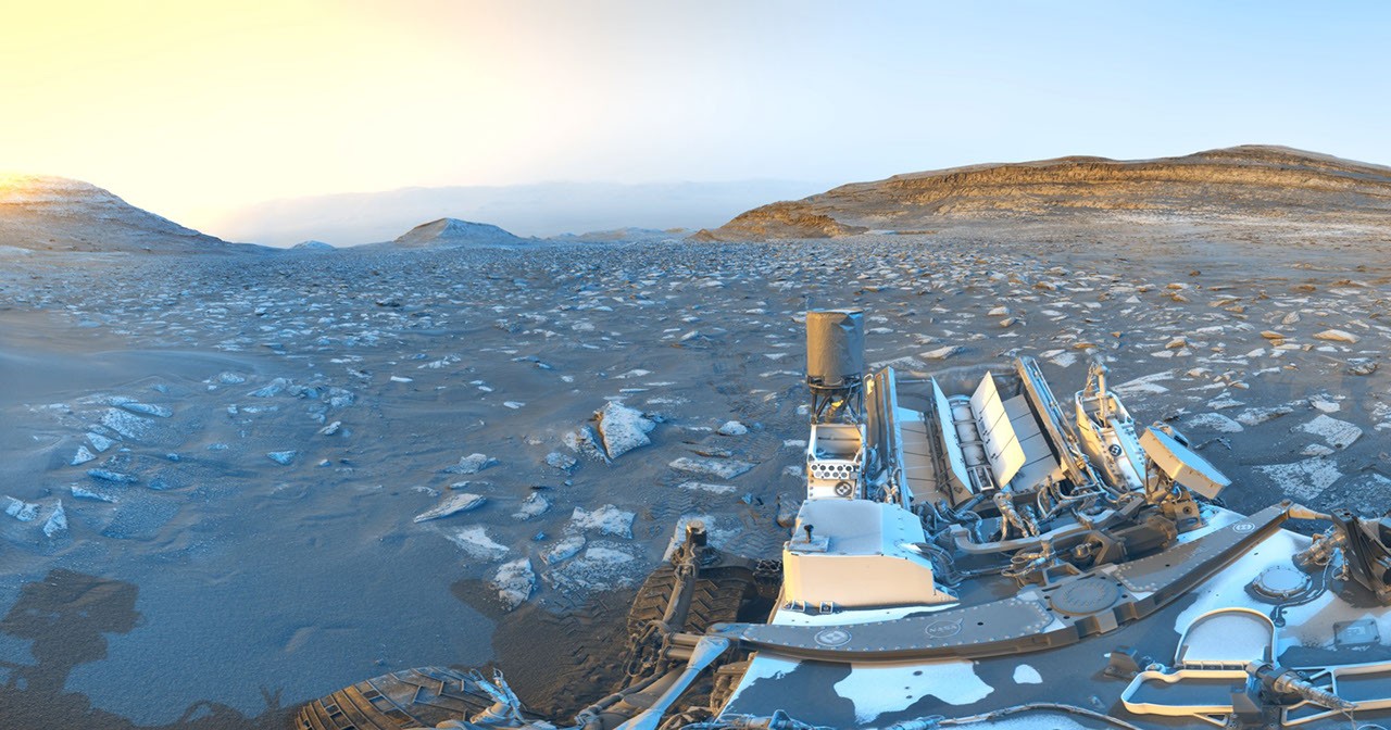 Curiosity Rover Postcard