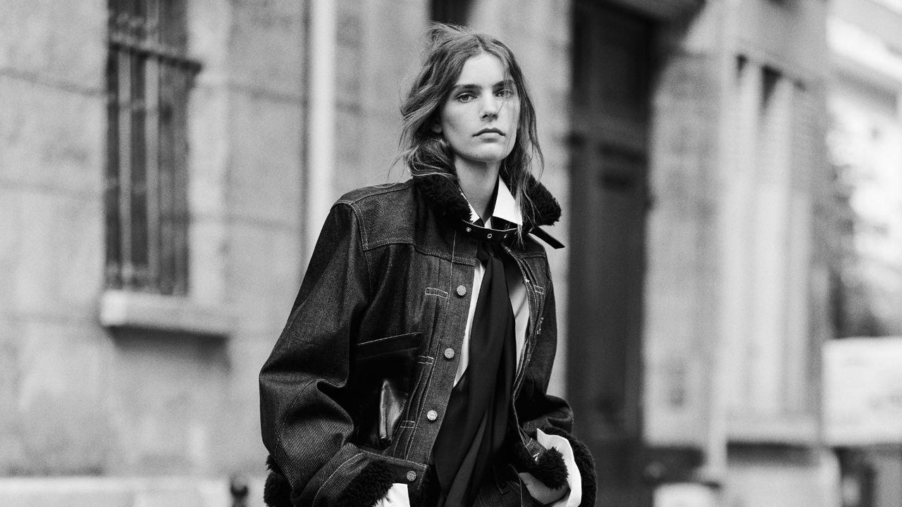 Levi's x Sacai denim collection featuring exaggerated cuts and detailing