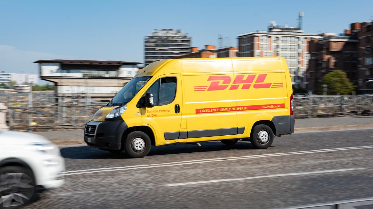 DHL Delivery Van