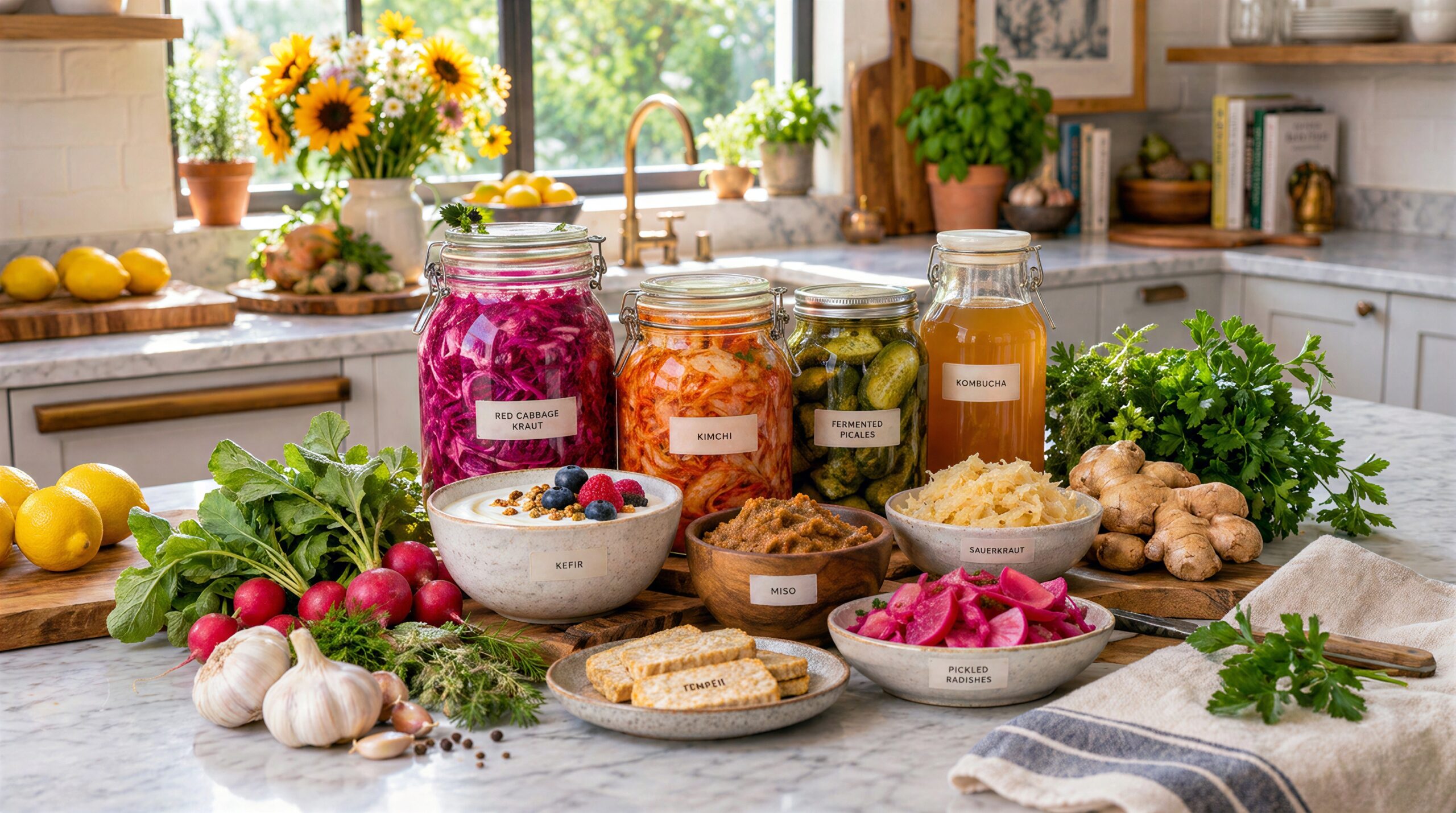 Fermented foods and gut bacteria