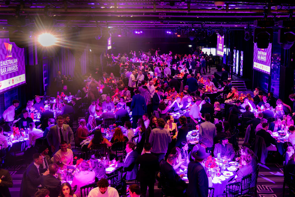Australian Bar Awards 2026 ceremony at Doltone House, Jones Bay Wharf, Sydney